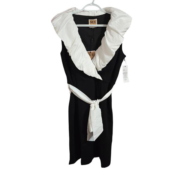 Nue by Shani Dresses & Skirts - NWT Nue By Shani Shapewear Ruffle Collar Cocktail Dress Size 12